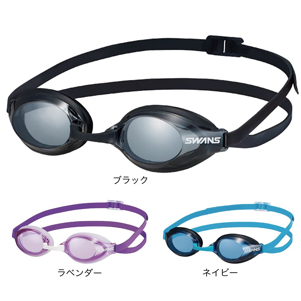 スワンズ（SWANS）（メンズ）水泳 ゴーグル アクアライトニング FINA承認 SR-3Nre NAV uvカット 曇り止め 水泳 競泳用 レース用
