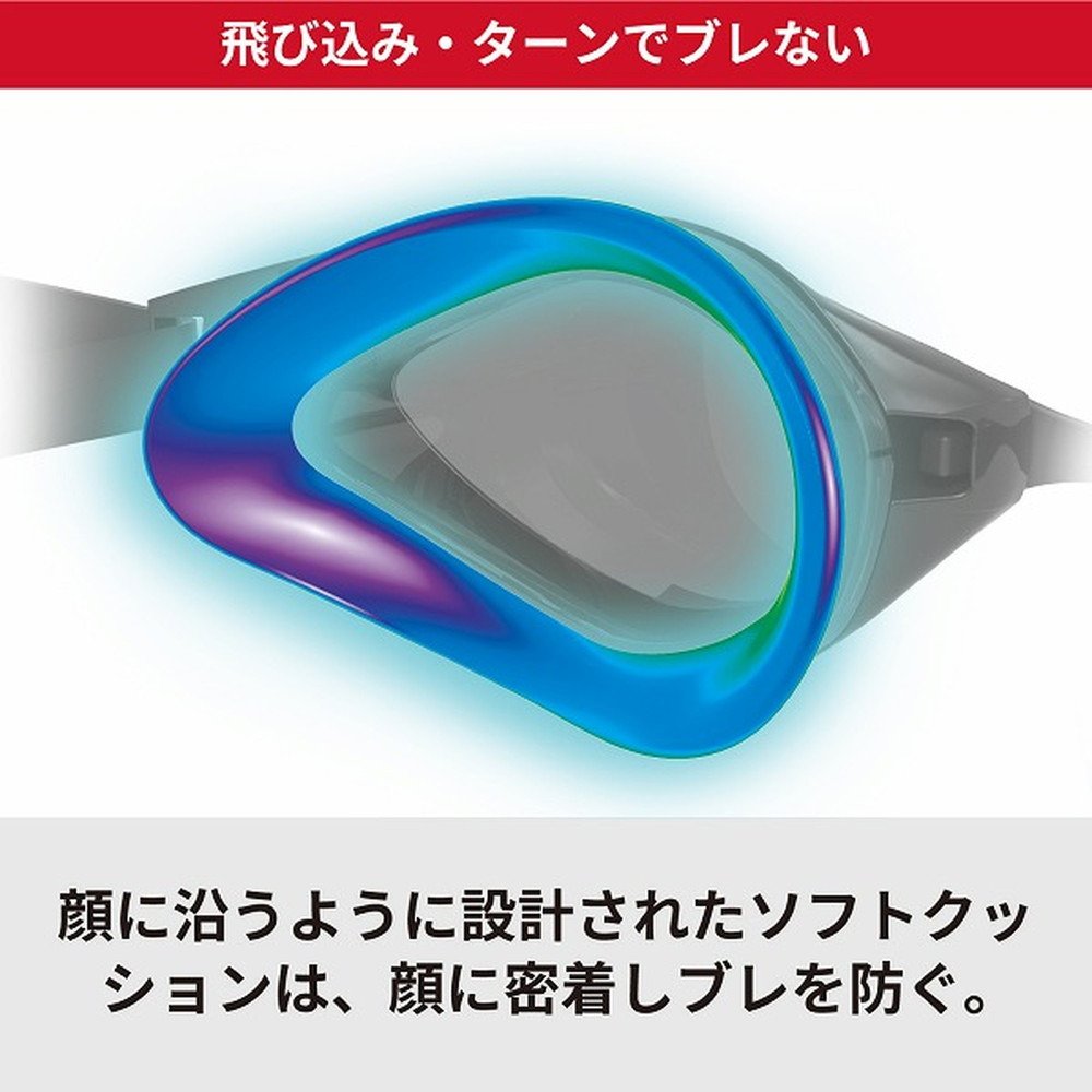 スワンズ（SWANS）（メンズ）水泳 UVカット ゴーグル ミラーレーシングモデルFALCON SR-71M EV PAF SMBL