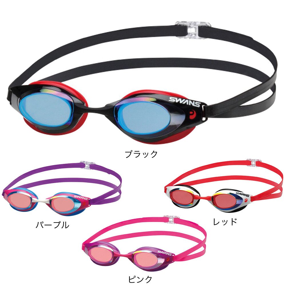 スワンズ（SWANS）（メンズ）水泳 UVカット ゴーグル ミラーレーシングモデルFALCON SR-71M EV PAF SMBL