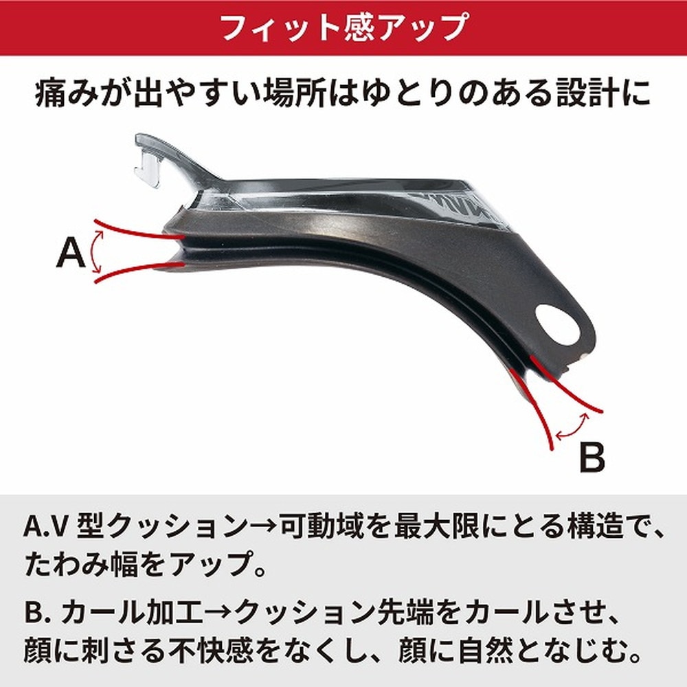 スワンズ（SWANS）（メンズ）水泳 ゴーグル レーシングクッション付き SRX-N PAF CLA