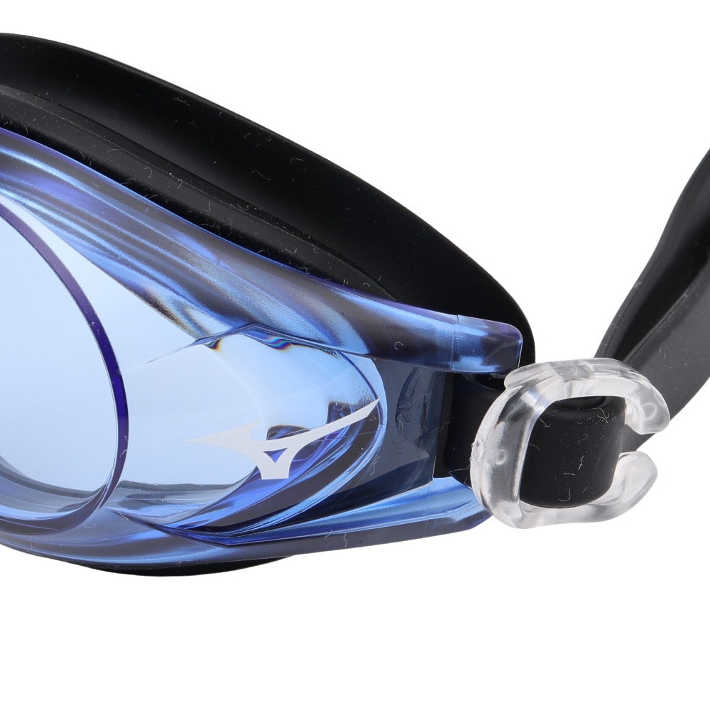 ミズノ（MIZUNO）（メンズ、レディース）スイミングゴーグル 水泳 クッションタイプ 青 N3JEC61014 運動 スポーツ くもり止め加工 UVカット 紫外線対策 