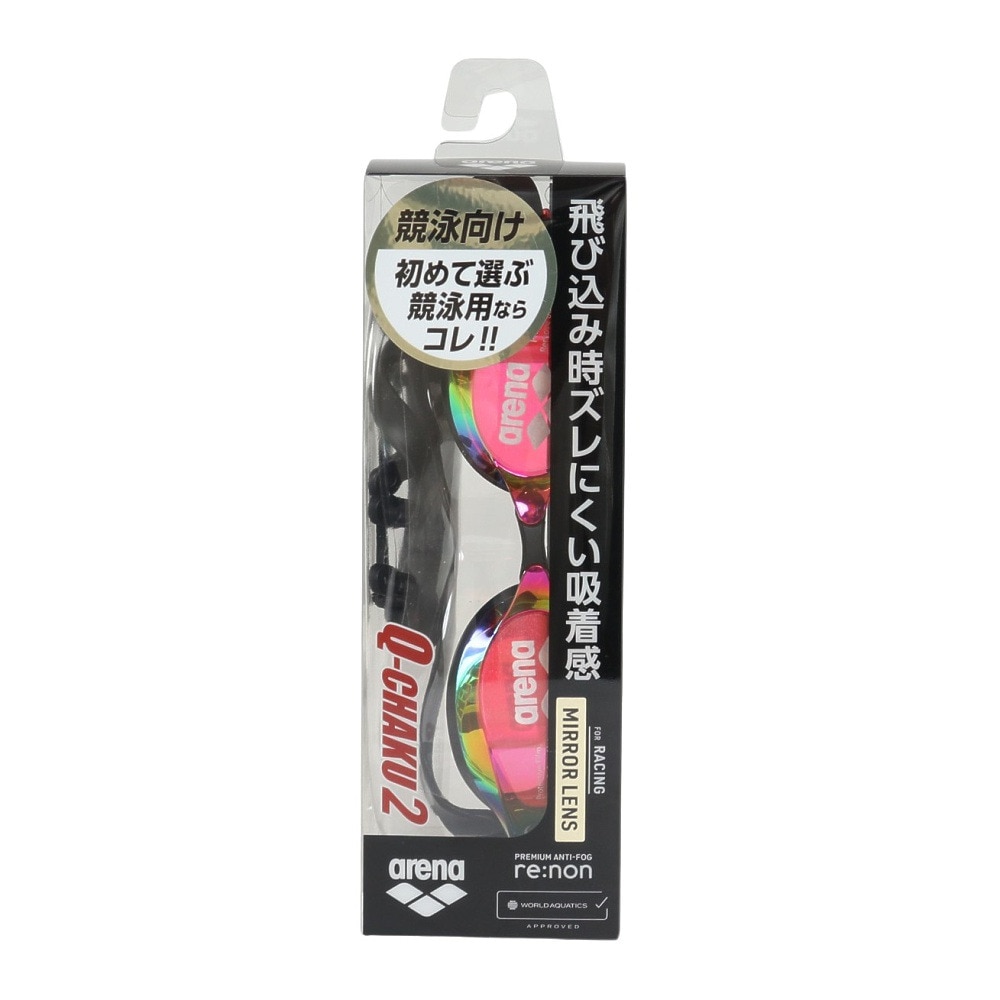 アリーナ（ARENA）（メンズ）水泳 レーシングゴーグル ミラーレンズ WA承認モデル AS5SGG20U RDRD
