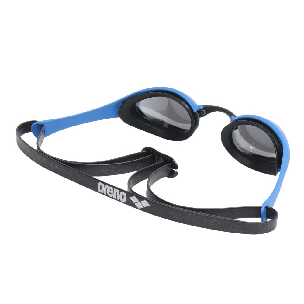 アリーナ（ARENA）（メンズ、レディース）水泳 ゴーグル レーシングゴーグル ミラーレンズ コブラウルトラ WA承認モデル シルバー×青 AS5SGG02U SLBL