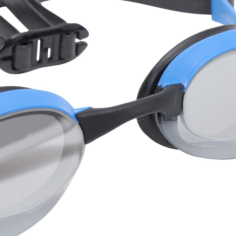 アリーナ（ARENA）（メンズ、レディース）水泳 ゴーグル レーシングゴーグル ミラーレンズ コブラウルトラ WA承認モデル シルバー×青 AS5SGG02U SLBL