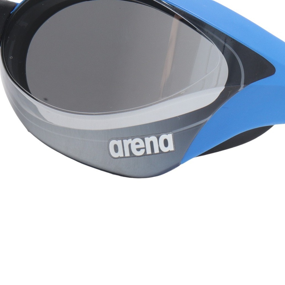 アリーナ（ARENA）（メンズ、レディース）水泳 ゴーグル レーシングゴーグル ミラーレンズ コブラウルトラ WA承認モデル シルバー×青 AS5SGG02U SLBL