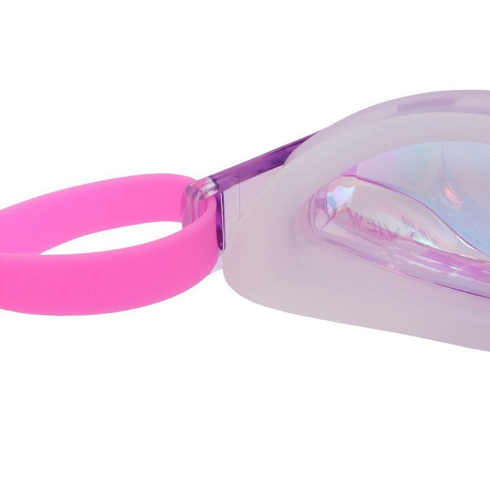 ビュー（VIEW）（キッズ）ゴーグル ジュニア 水泳 レーシングミラー ラベンダー V260JSAM LVP