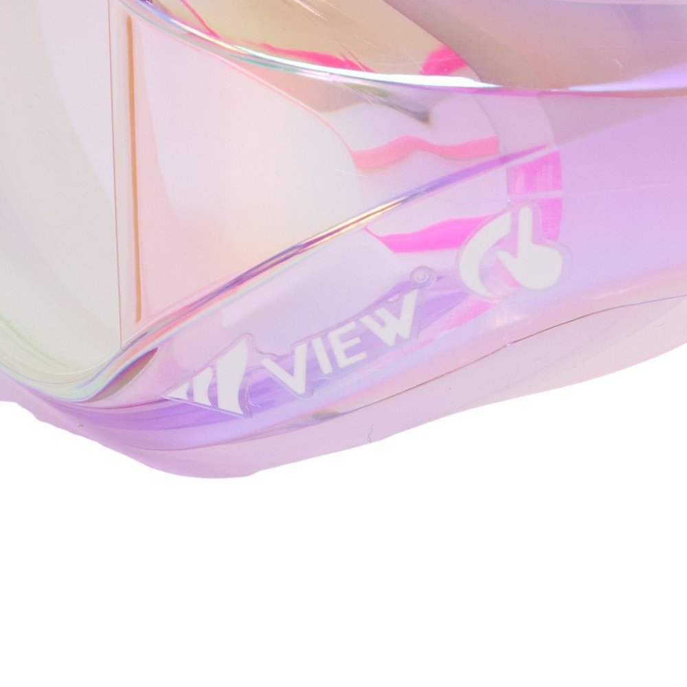 ビュー（VIEW）（キッズ）ゴーグル ジュニア 水泳 レーシングミラー ラベンダー V260JSAM LVP