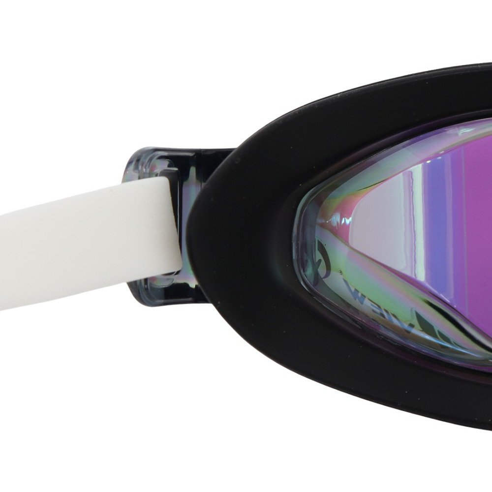 ビュー（VIEW）（キッズ）ジュニア 水泳 ゴーグル レーシングミラー ブラック×グリーン V260JSAM SKEM