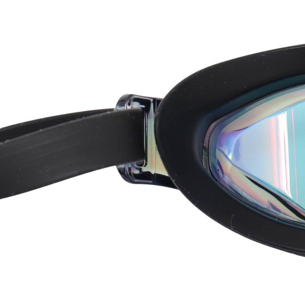 ビュー（VIEW）（キッズ）ゴーグル ジュニア 水泳 レーシングミラー ブラック×レッド V260JSAMSKSHD