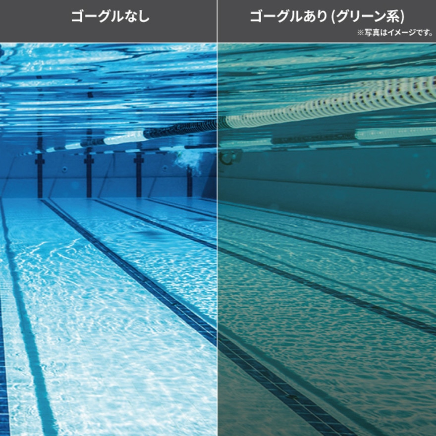 スワンズ（SWANS）（キッズ）水泳 ゴーグル ジュニア用 スイミングゴーグル SJ-24M G/OR 曇り止め uvカット ミラーゴーグル