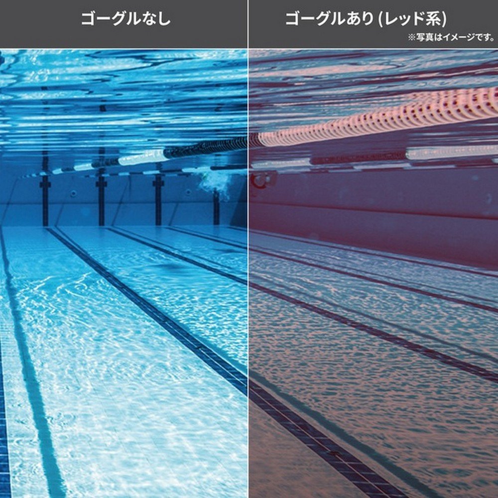 スワンズ（SWANS）（メンズ、レディース）水泳 ゴーグル SR-7M 度付き ノンクッション 片眼レンズ WA承認モデル SRCL7M S4.0 EMSK