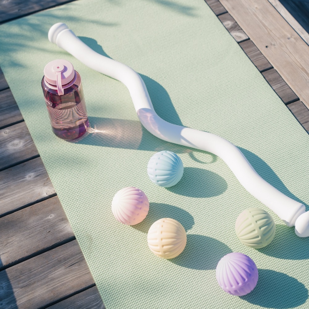 シェレンフィット（Schellin Fit）（メンズ、レディース）ダブルシャフト TAN-5031-15-WH/PI 7㎏ ウェーブシャフト 筋トレ トレーニング