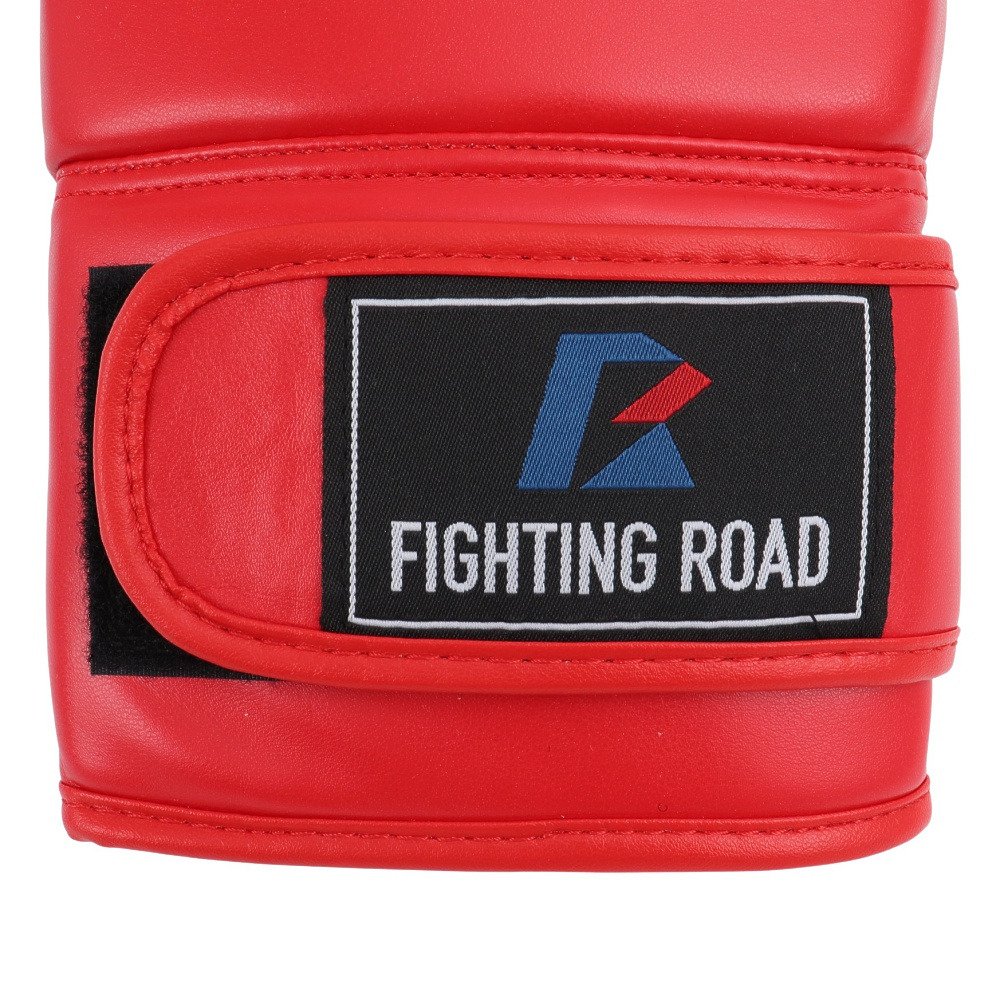 ファイティングロード（FIGHTING ROAD）（メンズ、レディース）パンチンググローブ Lサイズ 赤 FR21SMO010/L/R 格闘 キック 空手 アマチュア