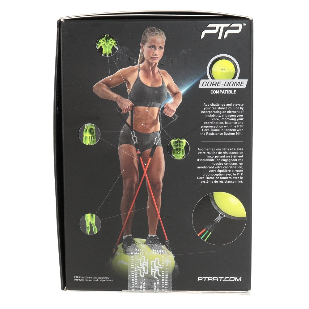 PTP（PTP）（メンズ、レディース）レジスタンスシステム ミニ 筋トレ セット チューブ 6本