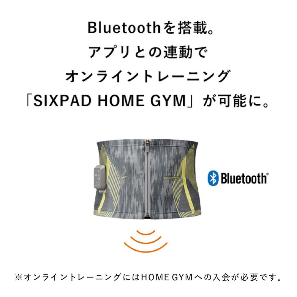 シックスパッド（SIXPAD）（メンズ、レディース）シックスパッド パワースーツ コアベルト HOME GYM対応モデル Sサイズ SE-BS-00A-S