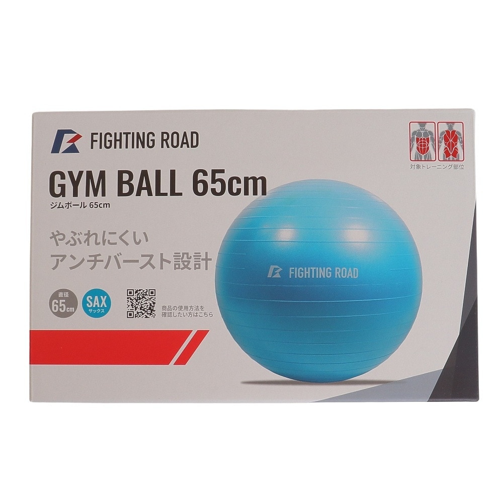 ファイティングロード Co.Ltd（FIGHTING ROAD CO.LTD）（メンズ、レディース）ジムボール 65cm FR23CMS0049 SAX