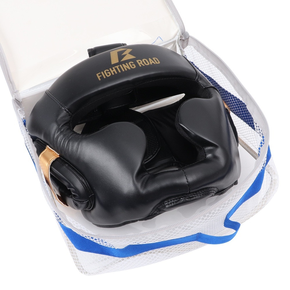 ファイティングロード Co.Ltd（FIGHTING ROAD CO.LTD）（メンズ、レディース）ヘッドギア Lサイズ 黒 FR20SMO003/L/B ボクシング 防具 70.0×27.0cm