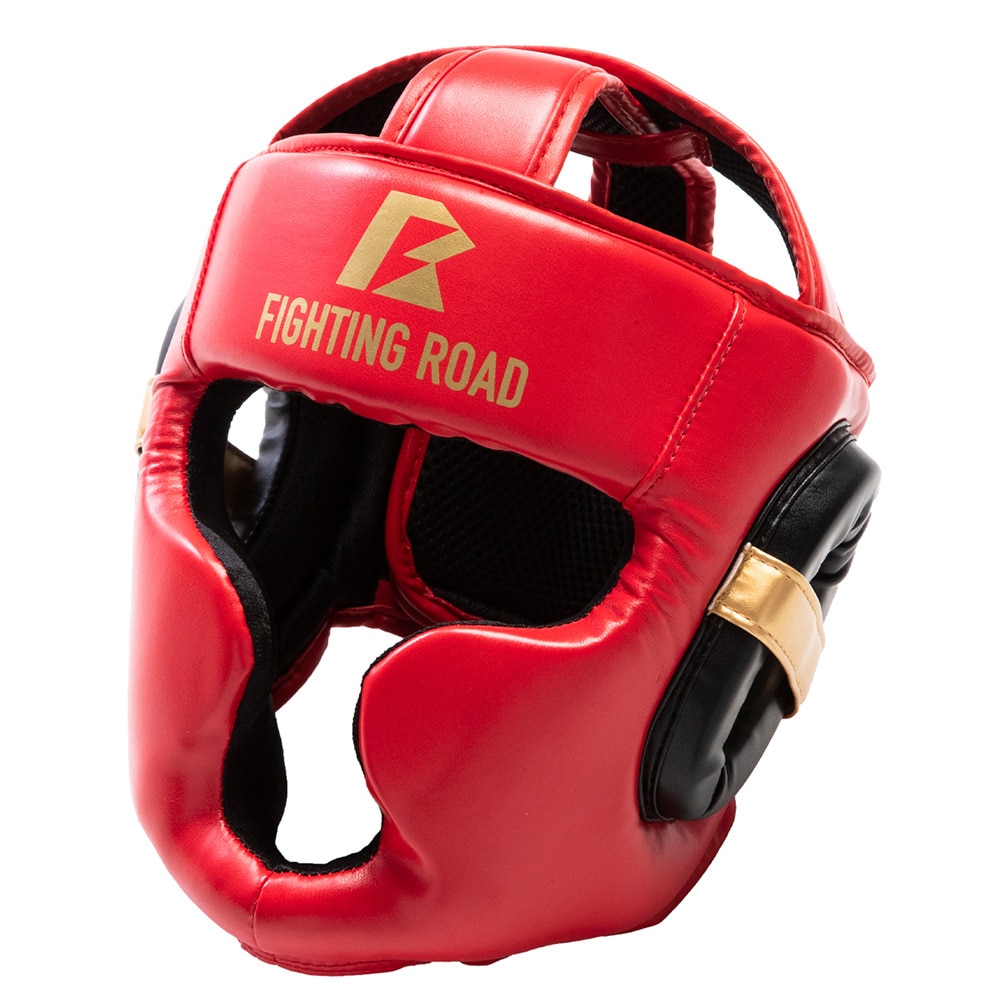 ファイティングロード Co.Ltd（FIGHTING ROAD CO.LTD）（メンズ、レディース）ヘッドギア Sサイズ 赤 FR20SMO003/S/R ボクシング 防具 63.0×23.5cm