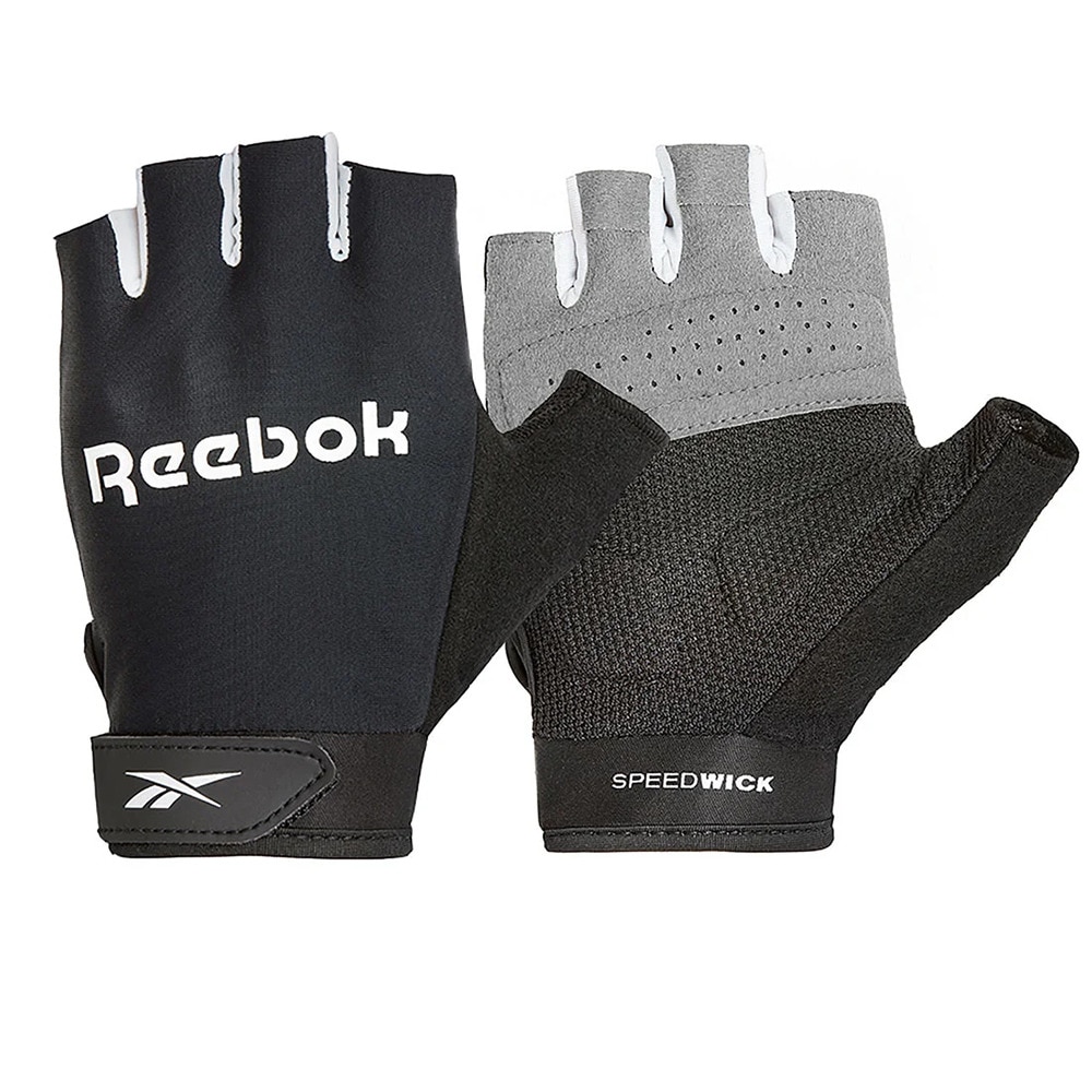 リーボック（REEBOK）（メンズ、レディース）グローブ Fitness フィットネスグローブ LLサイズ 黒 20-21.5cm RAGB-14516 トレーニンググローブ 滑り止め 