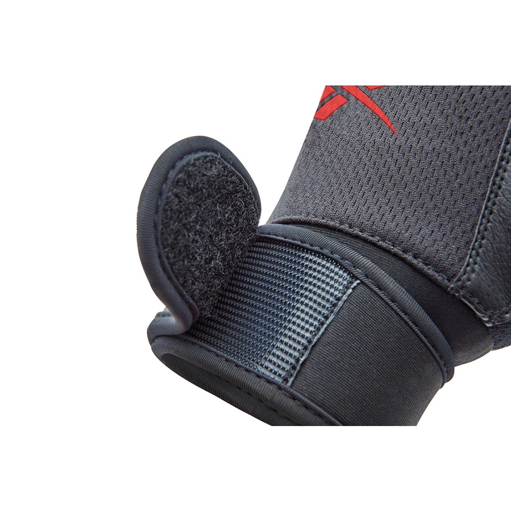 リーボック（REEBOK）（メンズ、レディース）グローブ Fitness リフティンググローブ Mサイズ 黒 18-19cm RAGB-15614 トレーニンググローブ 滑り止め 