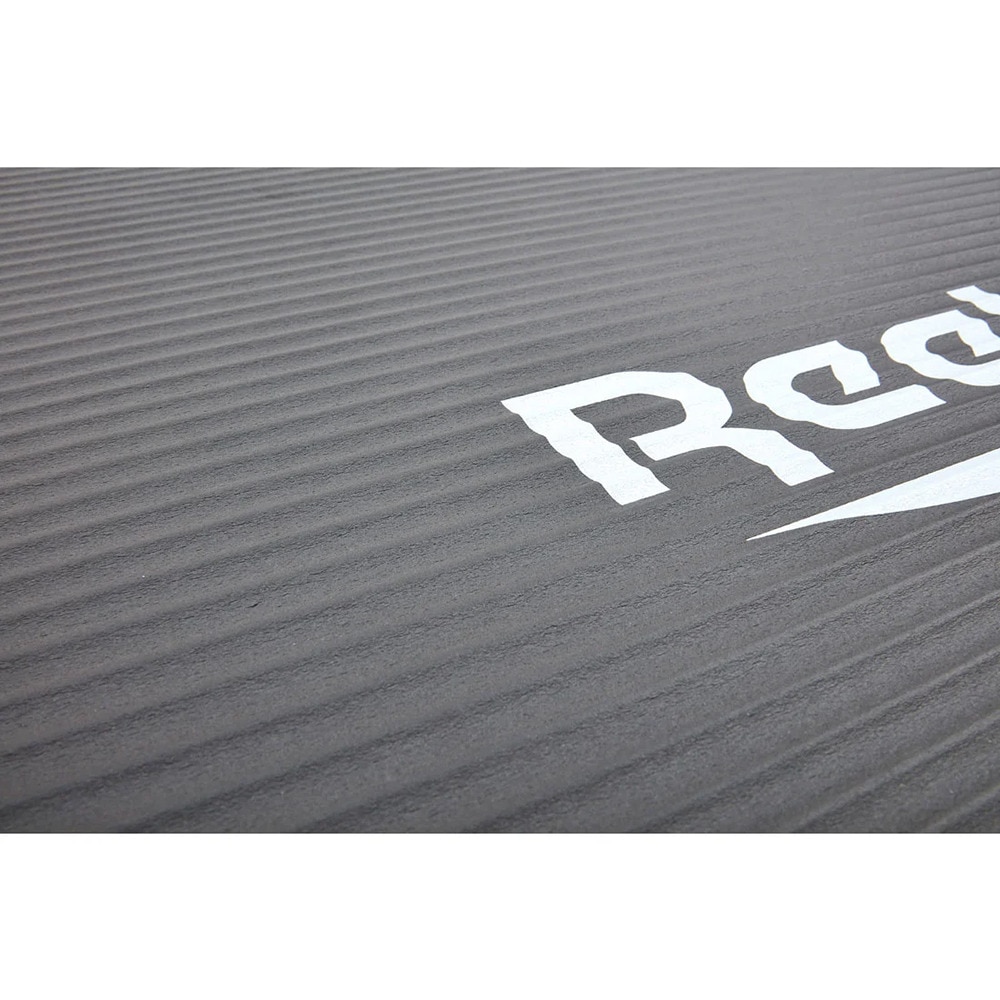 リーボック（REEBOK）（メンズ、レディース）トレーニングマット Fitness 7mm 黒 173×61cm RAMT-11014BK ヨガマット トレーニング 筋トレ エクササイズ