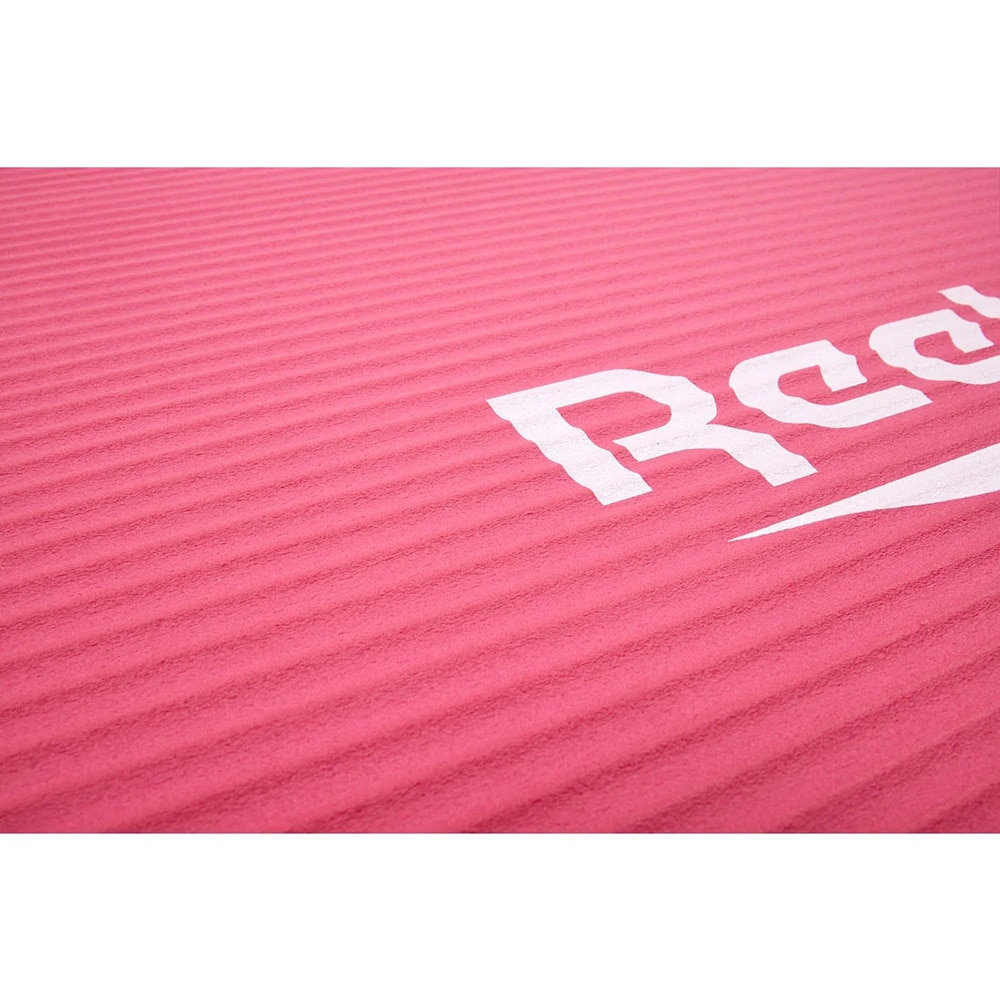 リーボック（REEBOK）（メンズ、レディース）トレーニングマット Fitness 7mm ピンク 173×61cm RAMT-11014PK ヨガマット トレーニング 筋トレ エクササイズ