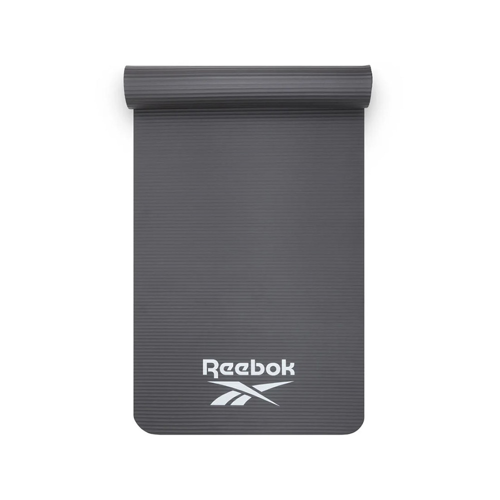 リーボック（REEBOK）（メンズ、レディース）トレーニングマット Fitness 15mm 黒 183×80cm RAMT-11018BK ヨガマット トレーニング 筋トレ エクササイズ 厚手