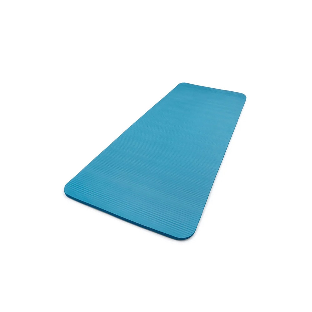 リーボック（REEBOK）（メンズ、レディース）トレーニングマット Fitness 15mm 青 183×80cm RAMT-11018BL ヨガマット トレーニング 筋トレ エクササイズ 厚手
