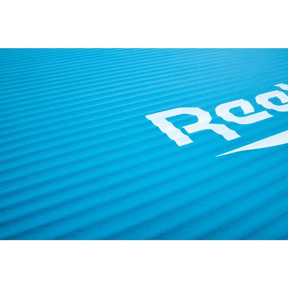 リーボック（REEBOK）（メンズ、レディース）トレーニングマット Fitness 15mm 青 183×80cm RAMT-11018BL ヨガマット トレーニング 筋トレ エクササイズ 厚手
