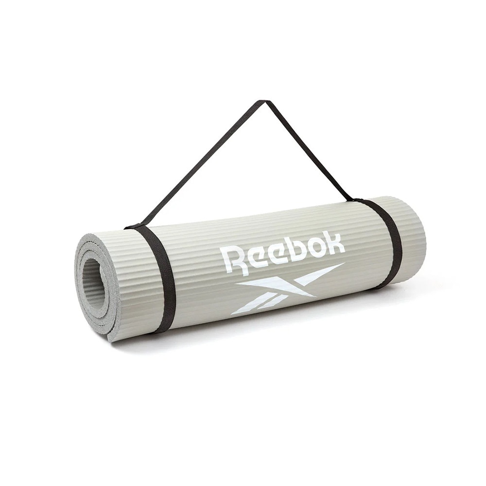 リーボック（REEBOK）（メンズ、レディース）トレーニングマット Fitness 15mm グレー 183×80cm RAMT-11018GR ヨガマット トレーニング 筋トレ 厚手
