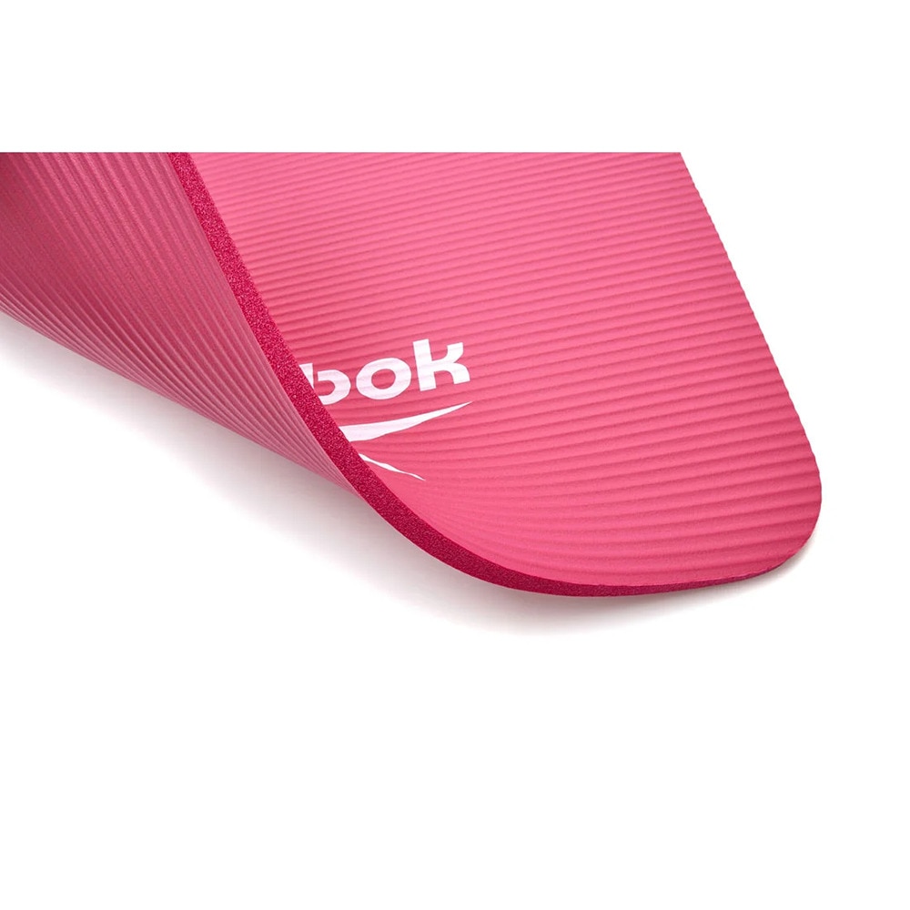 リーボック（REEBOK）（メンズ、レディース）トレーニングマット Fitness 15mm ピンク 183×80cm RAMT-11018PK ヨガマット トレーニング 筋トレ 厚手