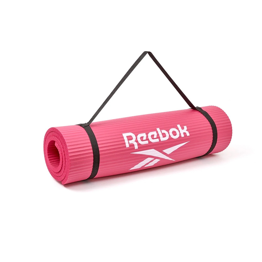 リーボック（REEBOK）（メンズ、レディース）トレーニングマット Fitness 15mm ピンク 183×80cm RAMT-11018PK ヨガマット トレーニング 筋トレ 厚手