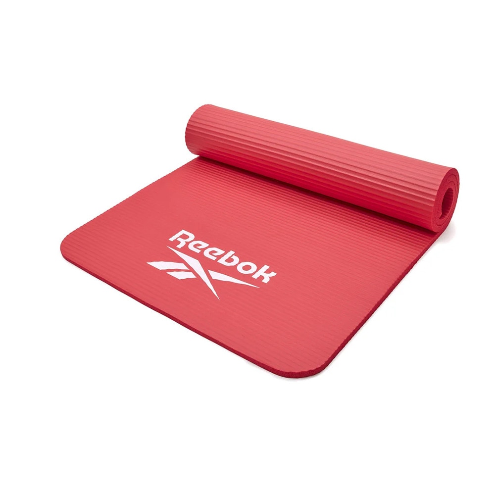 リーボック（REEBOK）（メンズ、レディース）トレーニングマット Fitness 15mm 赤 183×80cm RAMT-11018RD ヨガマット トレーニング 筋トレ エクササイズ 厚手