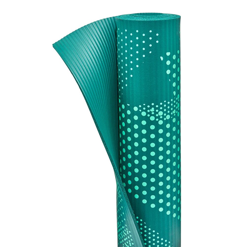 リーボック（REEBOK）（メンズ、レディース）フィットネスマット Fitness 7mm 緑 173×61cm RAMT-12236GN ヨガマット トレーニングマット 筋トレ エクササイズ