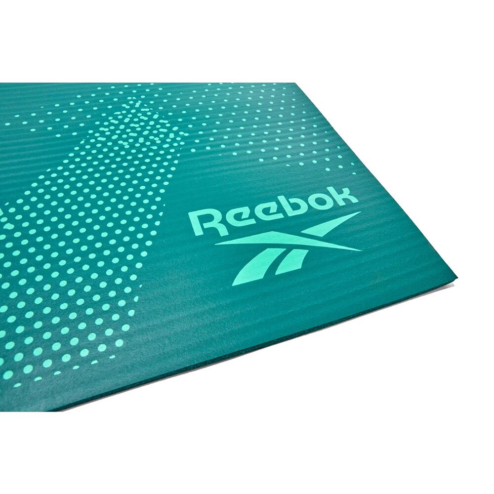 リーボック（REEBOK）（メンズ、レディース）フィットネスマット Fitness 7mm 緑 173×61cm RAMT-12236GN ヨガマット トレーニングマット 筋トレ エクササイズ