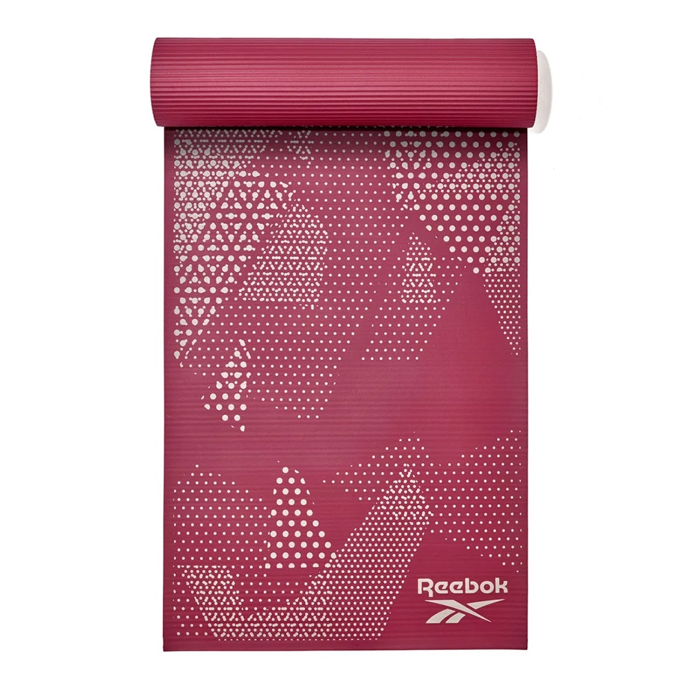 リーボック（REEBOK）（メンズ、レディース）フィットネスマット Fitness 7mm 赤 173×61cm RAMT-12236MN ヨガマット トレーニングマット 筋トレ エクササイズ