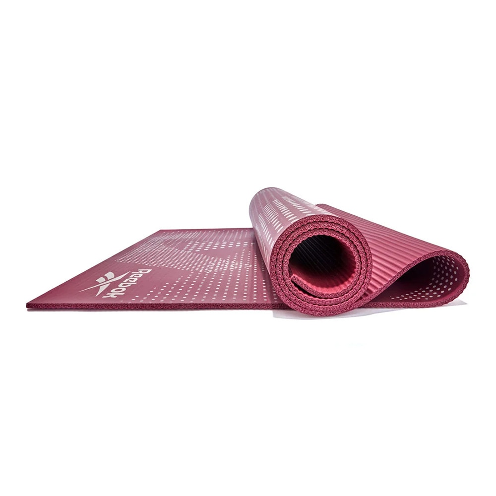 リーボック（REEBOK）（メンズ、レディース）フィットネスマット Fitness 7mm 赤 173×61cm RAMT-12236MN ヨガマット トレーニングマット 筋トレ エクササイズ