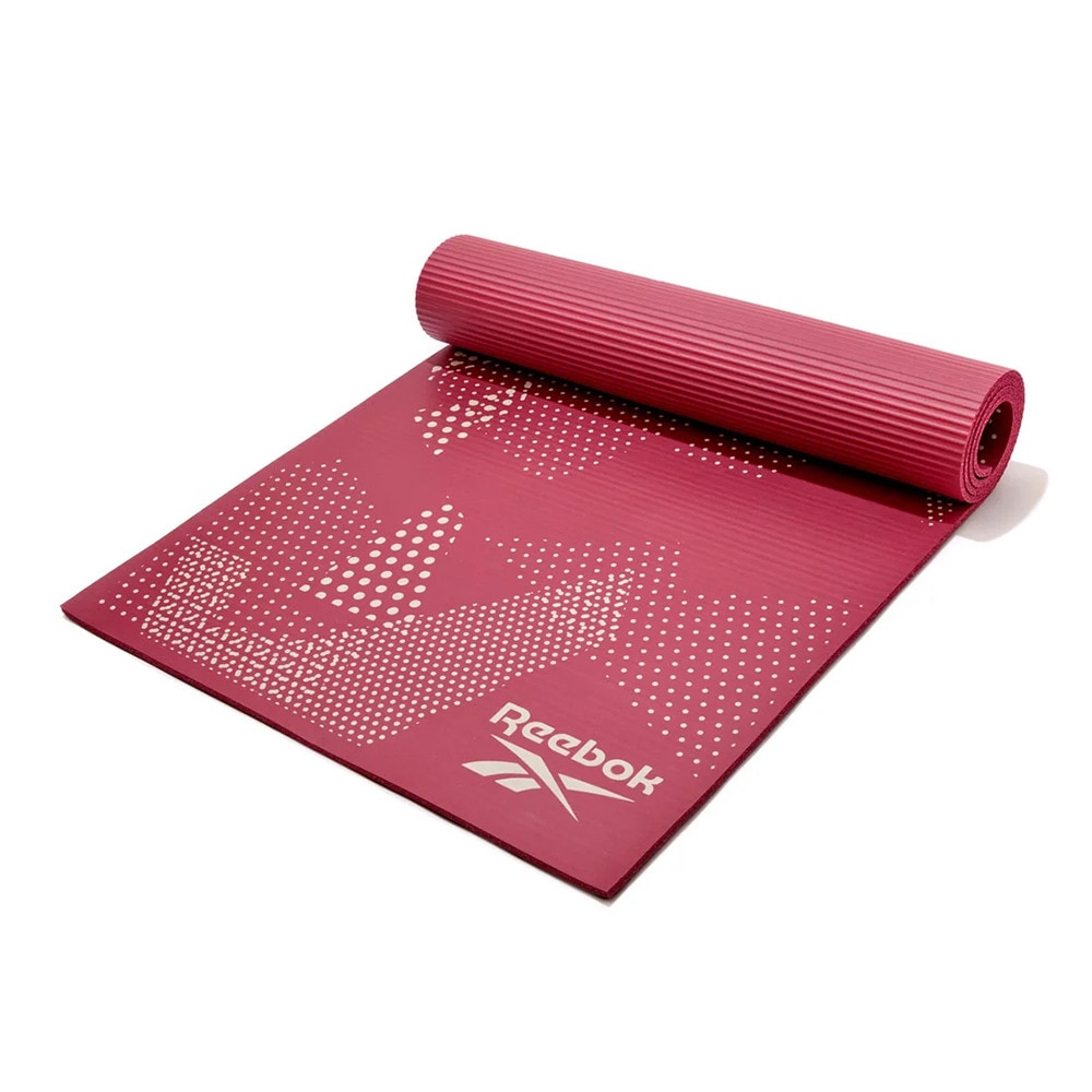 リーボック（REEBOK）（メンズ、レディース）フィットネスマット Fitness 7mm 赤 173×61cm RAMT-12236MN ヨガマット トレーニングマット 筋トレ エクササイズ
