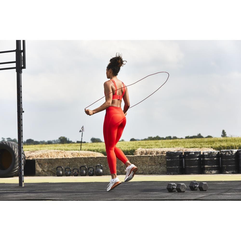 リーボック（REEBOK）（メンズ、レディース）縄跳び Fitness スキップロープ 赤 RARP-12011 トレーニング エクササイズ 長さ調整可 ワークアウト