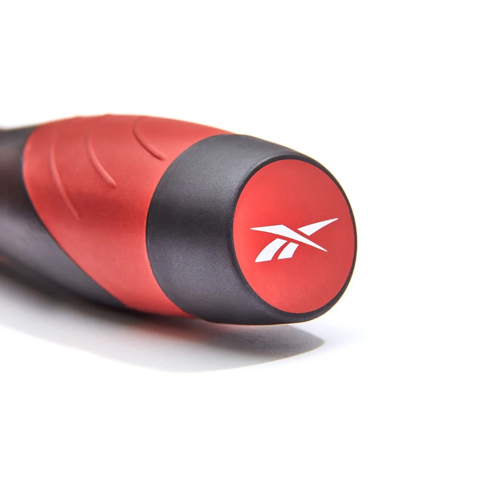 リーボック（REEBOK）（メンズ、レディース）縄跳び Fitness プレミアムスキップロープ 赤 RARP-12021 トレーニング エクササイズ 長さ調整可 ワークアウト