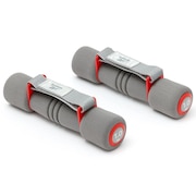 (メンズ、レディース)ダンベル Fitness ソフトグリップダンベル 1kg 赤 RAWT-11061RD ウエイトトレーニング 2個セット 固定式