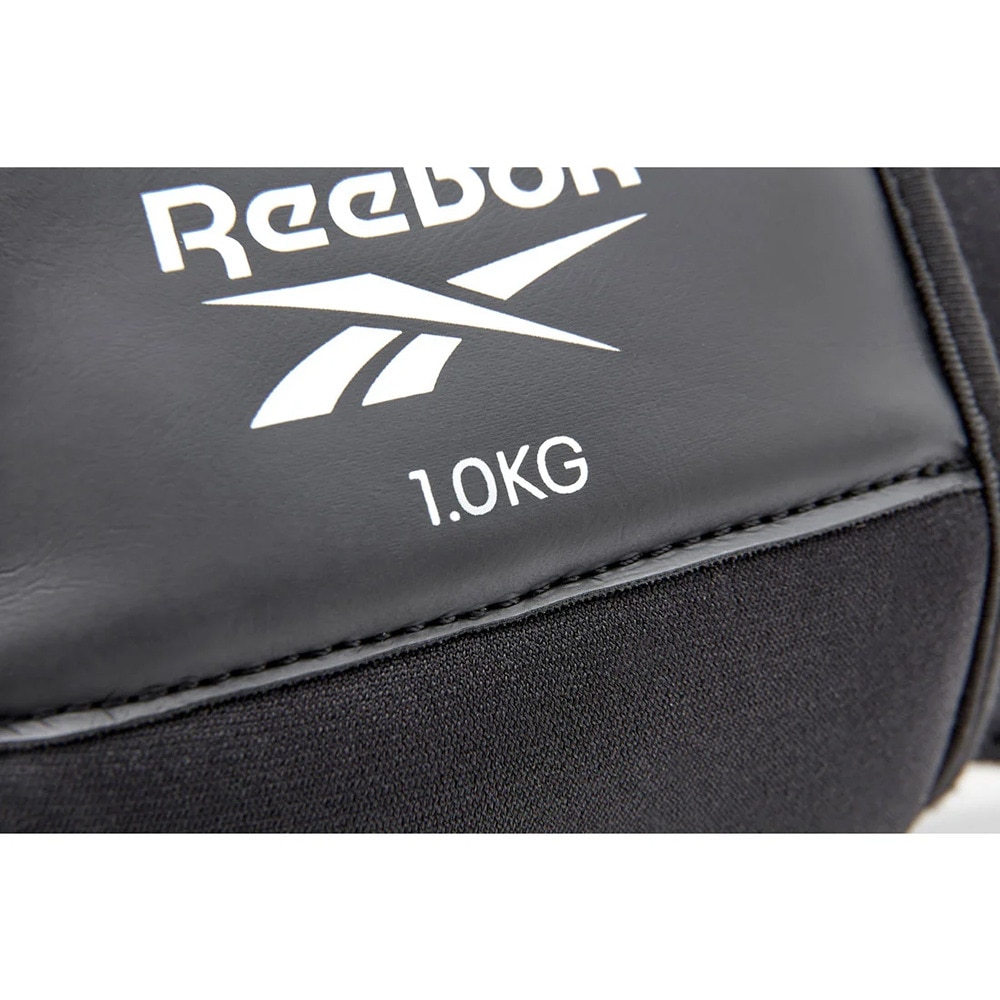 リーボック（REEBOK）（メンズ、レディース）リストウエイト Fitness 1kg 黒 RAWT-11211 重り 手首 アンクル ウエイトトレーニング 2個セット