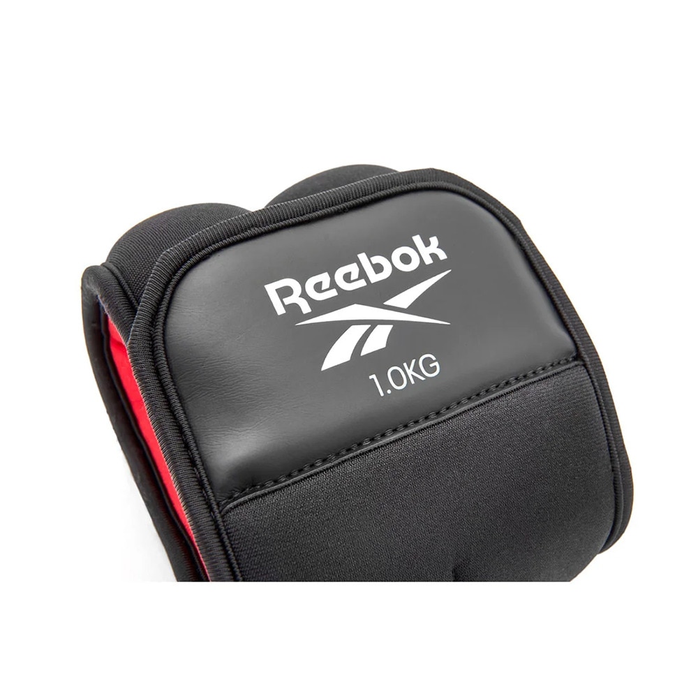 リーボック（REEBOK）（メンズ、レディース）アンクルウエイト Fitness 1kg 黒 RAWT-11221 重り 足首 アンクル ウエイトトレーニング 2個セット
