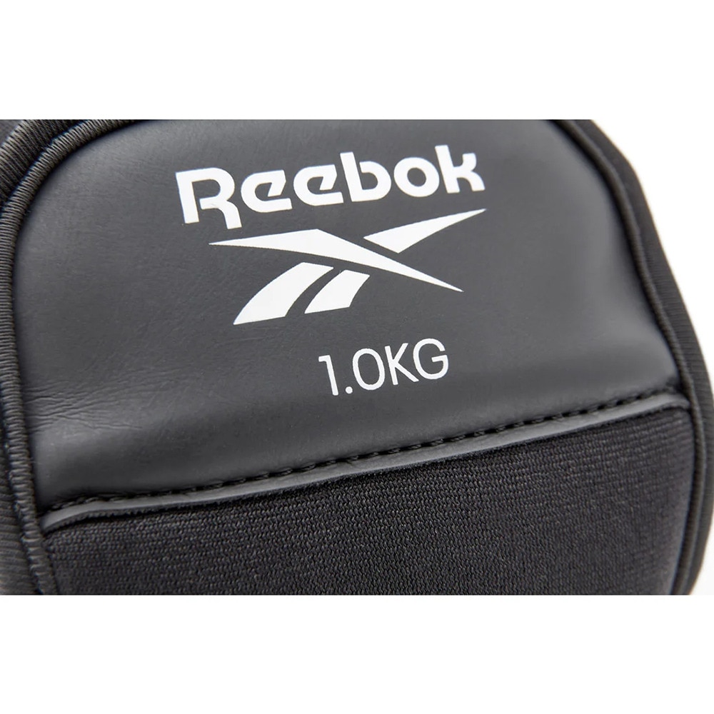 リーボック（REEBOK）（メンズ、レディース）アンクルウエイト Fitness 1kg 黒 RAWT-11221 重り 足首 アンクル ウエイトトレーニング 2個セット