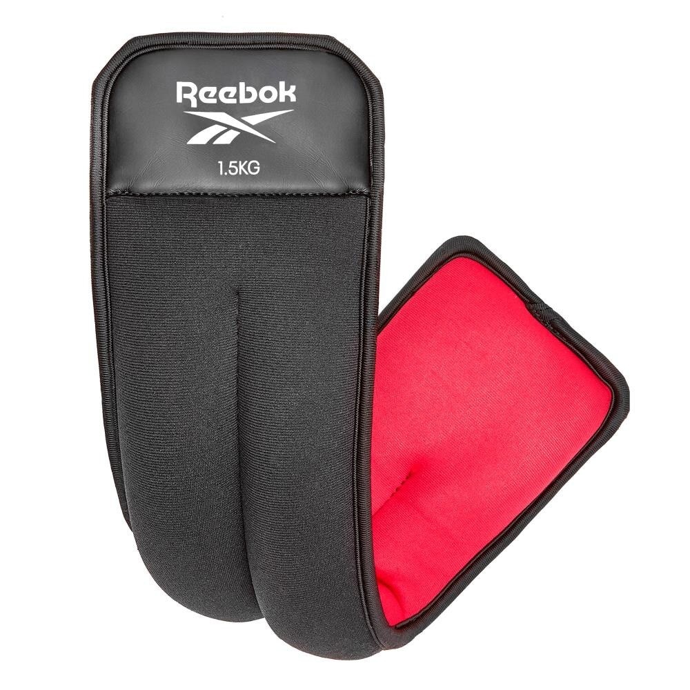 リーボック（REEBOK）（メンズ、レディース）アンクルウエイト Fitness 1.5kg 黒 RAWT-11222 重り 足首 アンクル ウエイトトレーニング 2個セット