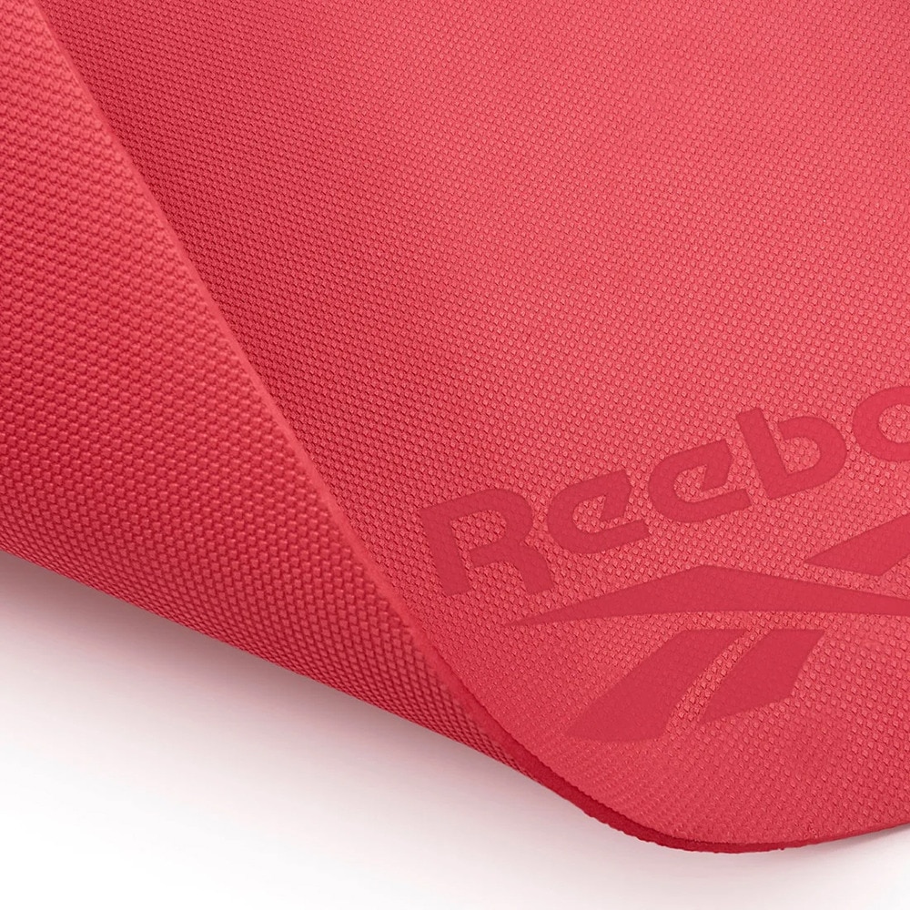 リーボック（REEBOK）（メンズ、レディース）ヨガマット Fitness 4mm 赤 176×61cm RAYG-11020AD トレーニングマット ヨガ ストレッチ エクササイズ 薄手