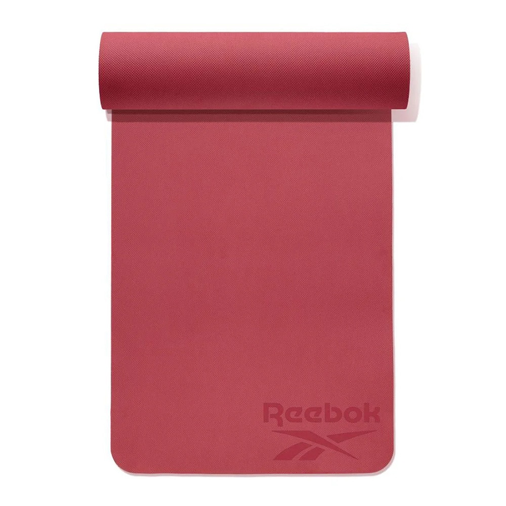 リーボック（REEBOK）（メンズ、レディース）ヨガマット Fitness 6mm 赤 183×61cm RAYG-11050AD トレーニングマット ヨガ ストレッチ エクササイズ