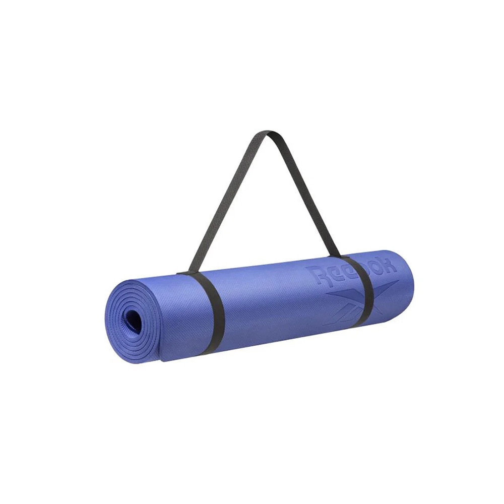 リーボック（REEBOK）（メンズ、レディース）ヨガマット Fitness 6mm 紫 183×61cm RAYG-11050PL トレーニングマット ヨガ ストレッチ エクササイズ
