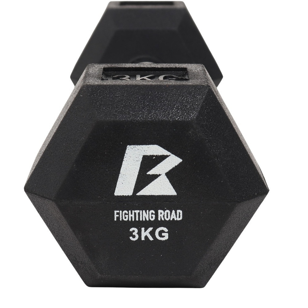 ファイティングロード Co.Ltd（FIGHTING ROAD CO.LTD）（メンズ、レディース）六角ダンベル 3kg FR23CMS0058 BLK