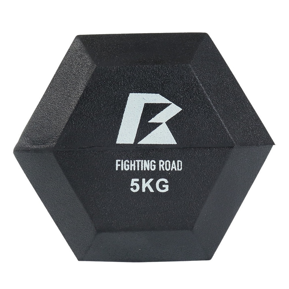 ファイティングロード Co.Ltd（FIGHTING ROAD CO.LTD）（メンズ、レディース）六角ダンベル 5kg FR23CMS0060 BLK